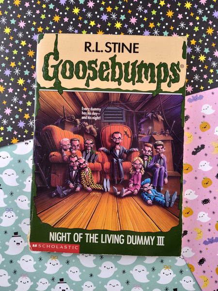 Vintage 1996 R.L. Stine Goosebumps #40, Night of the Living Dummy III