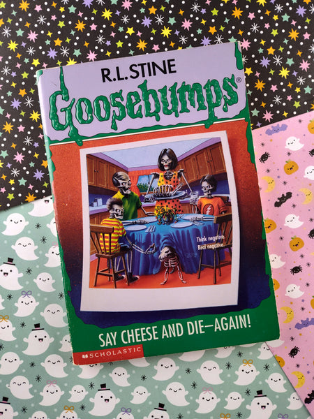 Vintage 1996 R.L. Stine Goosebumps #44, Say Cheese and Die - Again!