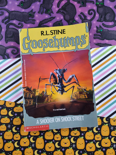 Vintage 1995 R.L. Stine Goosebumps #35, A Shocker on Shock Street