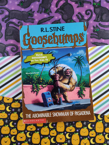 Vintage 1995 1st Printing R.L. Stine Goosebumps #38, The Abominable Snowman of Pasadena