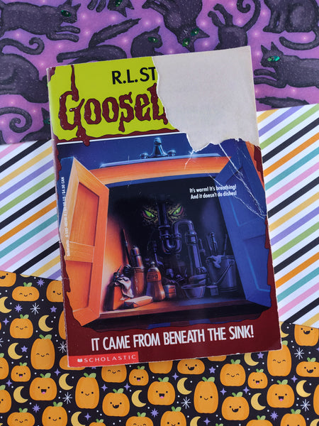 Vintage 1995 R.L. Stine Goosebumps #30, It Came From Beneath the Sink!