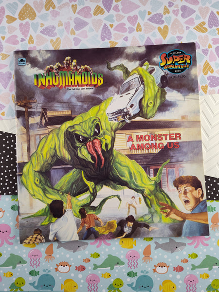 Vintage 1986 Golden Super Adventure Inhumanoids: A Monster Among Us Softcover