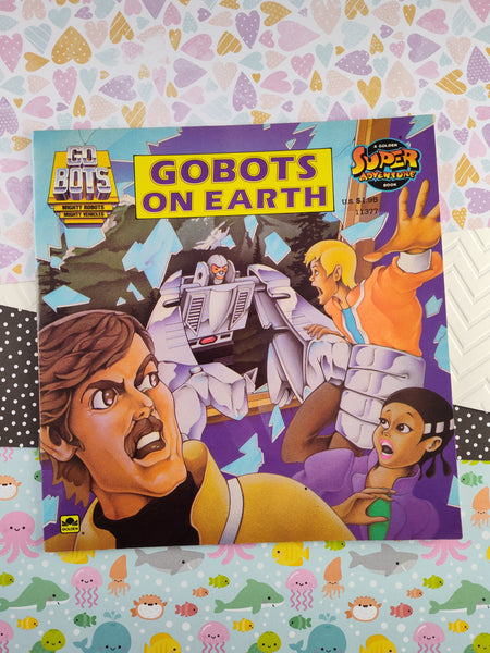 Vintage 1984 Golden Super Adventure Gobots: Gobots on Earth Softcover