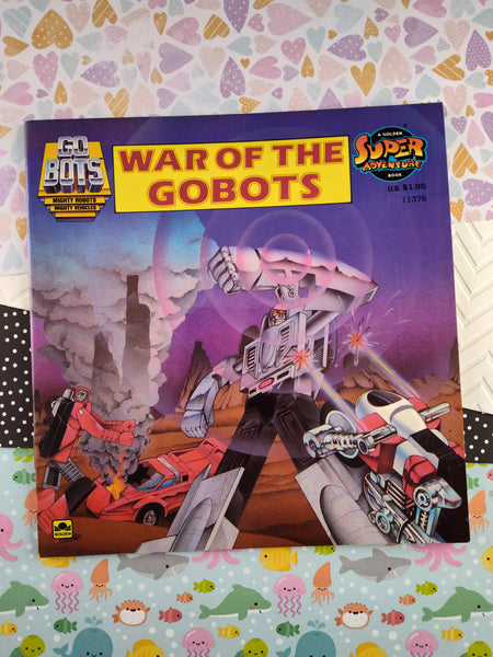 Vintage 1984 Golden Super Adventure Gobots: War of the Gobots Softcover