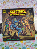 Vintage 1983 Golden Books Masters of the Universe: Caverns of Fear MOTU Softcover