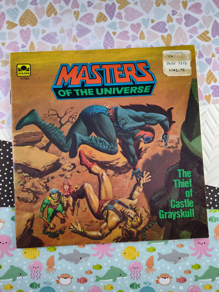 Vintage 1983 Golden Books Masters of the Universe: The Thief of Castle Grayskull MOTU Softcover