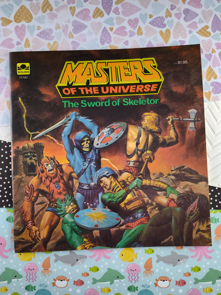 Vintage 1983 Golden Books Masters of the Universe: The Sword of Skeletor MOTU Softcover