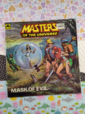Vintage 1984 Golden Books Masters of the Universe: Mask of Evil MOTU Softcover
