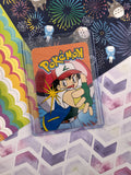 Vintage 1990's Pokemon Trading Vending Prism Shiny Holo Sticker Pikachu #25 - NM