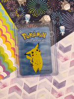 Vintage 1990's Pokemon Trading Vending Prism Shiny Holo Sticker Pikachu #25 - NM
