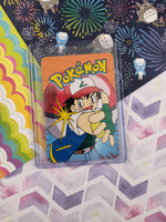 Vintage 1990's Pokemon Trading Vending Prism Shiny Holo Sticker Pikachu #25 - NM