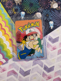 Vintage 1990's Pokemon Trading Vending Prism Shiny Holo Sticker Pikachu #25 - NM