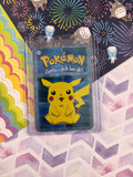 Vintage 1990's Pokemon Trading Vending Prism Shiny Holo Sticker Pikachu #25 - NM