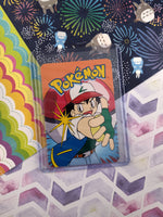 Vintage 1990's Pokemon Trading Vending Prism Shiny Holo Sticker Nidorino #33 - NM