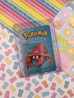 Vintage 1990's Pokemon Trading Vending Prism Shiny Holo Sticker Parasect #47 - NM