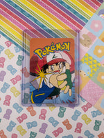 Vintage 1990's Pokemon Trading Vending Prism Shiny Holo Sticker Poliwag #60 - NM