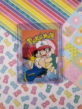 Vintage 1990's Pokemon Trading Vending Prism Shiny Holo Sticker Machop #66 - NM