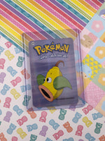 Vintage 1990's Pokemon Trading Vending Prism Shiny Holo Sticker Weepinbell #70 - NM