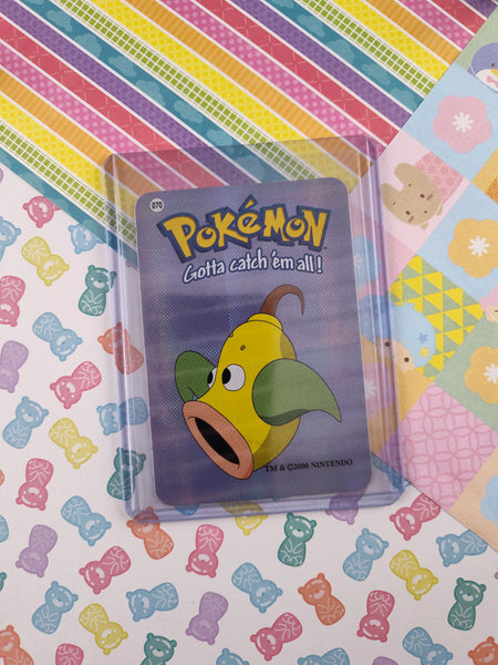 Vintage 1990's Pokemon Trading Vending Prism Shiny Holo Sticker Weepinbell #70 - NM