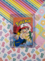 Vintage 1990's Pokemon Trading Vending Prism Shiny Holo Sticker Slowpoke #79 - NM