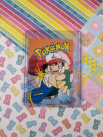 Vintage 1990's Pokemon Trading Vending Prism Shiny Holo Sticker Slowpoke #79 - NM