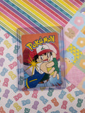 Vintage 1990's Pokemon Trading Vending Prism Shiny Holo Sticker Magneton #82 - NM