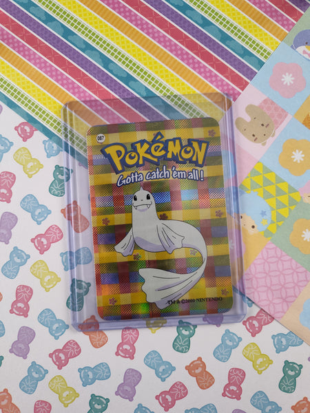 Vintage 1990's Pokemon Trading Vending Prism Shiny Holo Sticker Dewgong #87 - NM