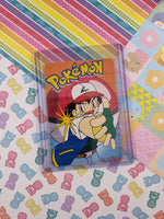Vintage 1990's Pokemon Trading Vending Prism Shiny Holo Sticker Shellder #90 - NM