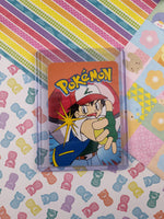 Vintage 1990's Pokemon Trading Vending Prism Shiny Holo Sticker Onix #95 - NM