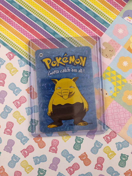 Vintage 1990's Pokemon Trading Vending Prism Shiny Holo Sticker Drowzee #96 - NM