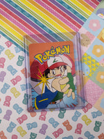 Vintage 1990's Pokemon Trading Vending Prism Shiny Holo Sticker Seaking #119 - NM