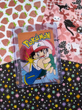 Vintage 1990's Pokemon Trading Vending Prism Shiny Holo Sticker Mr. Mime #122 - NM