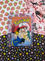 Vintage 1990's Pokemon Trading Vending Prism Shiny Holo Sticker Electabuzz #125 - NM