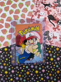Vintage 1990's Pokemon Trading Vending Prism Shiny Holo Sticker Tauros #128 - NM