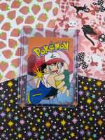 Vintage 1990's Pokemon Trading Vending Prism Shiny Holo Sticker Porygon #137 - NM