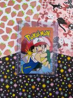 Vintage 1990's Pokemon Trading Vending Prism Shiny Holo Sticker Omanyte #138 - NM