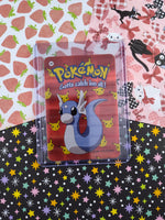 Vintage 1990's Pokemon Trading Vending Prism Shiny Holo Sticker Dratini #147 - NM
