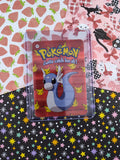 Vintage 1990's Pokemon Trading Vending Prism Shiny Holo Sticker Dratini #147 - NM