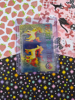 Vintage Pocket Monsters Vending Prism Holo Trading Sticker #1195 / #1193 Ponyta / Charmander - NM