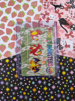 Vintage Pocket Monsters Vending Prism Holo Trading Sticker #1195 / #1193 Ponyta / Charmander - NM