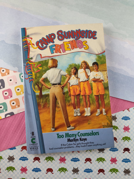 Vintage 1990 "Camp Sunnyside Friends: Too Many Counselors" by Marilyn Kaye Softcover
