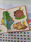 Vintage 1978 Tell-A-Tale Book, Tweety and Sylvester at the Farm Hardcover