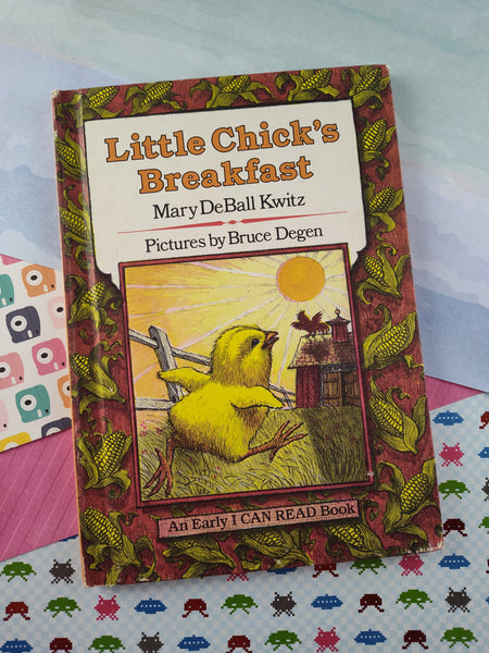 Vintage 1983 "Little Chick's Breakfast" by Mary DeBall Kwitz, Hardcover