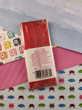 Vintage J&P Coats Extra Wide Double Fold Bias Tape, 128A Atom Red SEALED