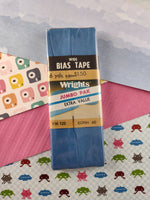 Vintage Wrights Wide Bias Tape, Copen Blue Jumbo Pak SEALED