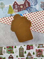Vintage 1998 Christmas Hallmark Ornament, Cute Teddy Bear DAD Gingerbread House
