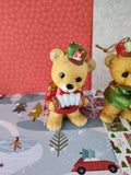 Vintage Homco Christmas Musical Bears Figurine Set/3, Nice & Clean