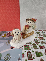 Vintage 1998 Dreamsicles "Cheerful Givers" 10624 First Release Christmas Figurine, Nice & Clean