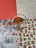 Vintage 12 Days of Christmas "11th Day" Glass Tumbler, Nice & Clean