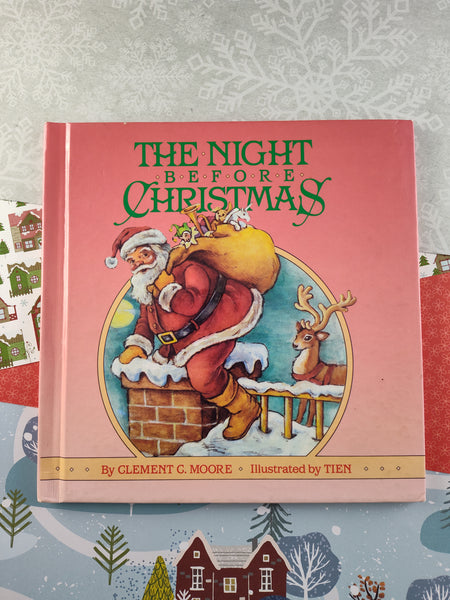 Vintage 1986 The Night Before Christmas by Clement C. Moore Hardcover